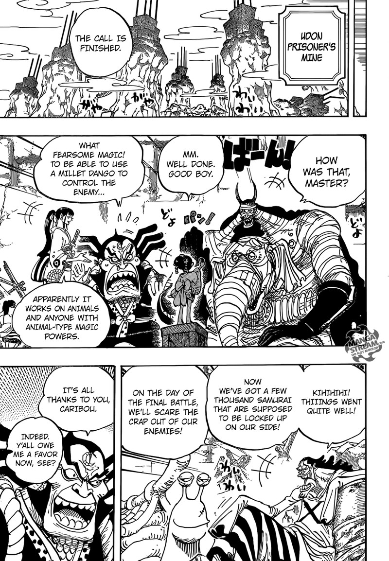 Read Manga One Piece Chapter 952 Hiyori And Kawamatsu
