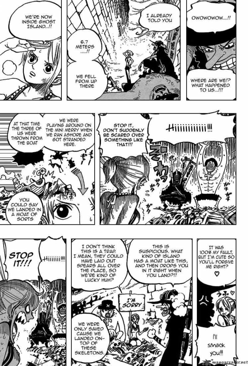 Read Manga One Piece Chapter 444 Adventure At The Ghost Island