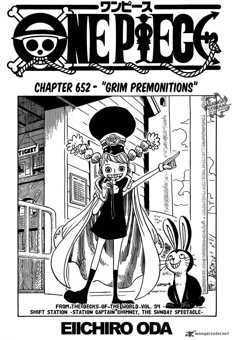 Read Manga One Piece - Chapter 652 - Grim Premonitions 