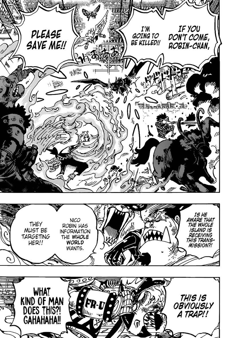 One Piece Chapter 1003 - Night On The Board - One Piece Manga Online
