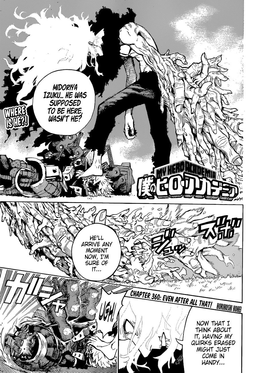 Read Manga MY HERO ACADEMIA - Chapter 360