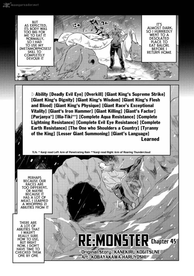 Read Manga Re Monster Chapter 45 Read Manga Online Manga Catalog 1