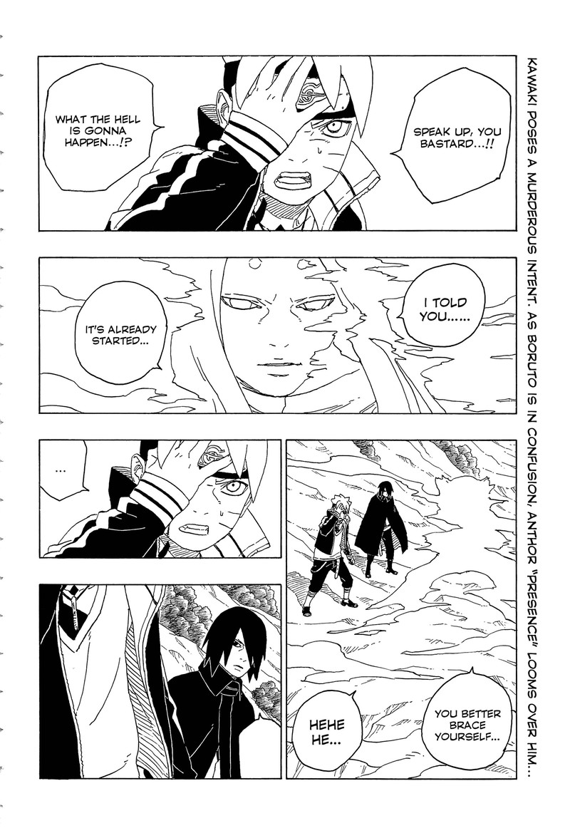 Shonen Jump on X: Boruto: Naruto Next Generations, Ch. 79: The hunt for  Kawaki turns Boruto's world to madness! Read it FREE from the official  source!   / X