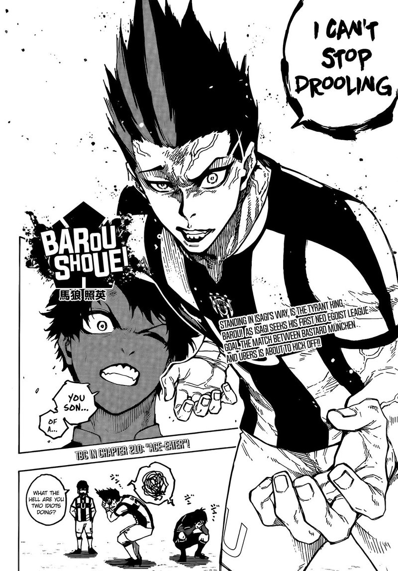 Blue Lock chapter 210: Barou sports a new look, the Ace-Eater arrives