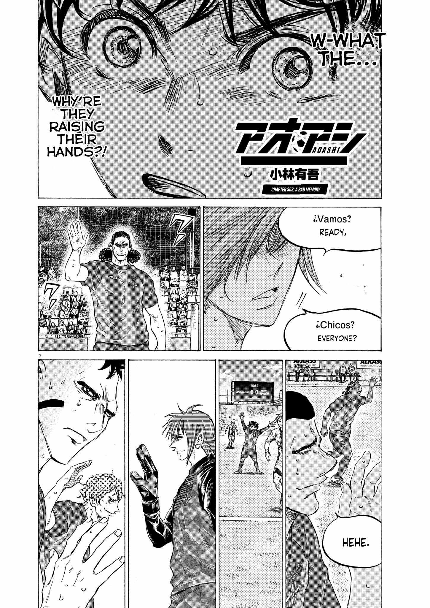 Read Manga Ao Ashi - Chapter 353